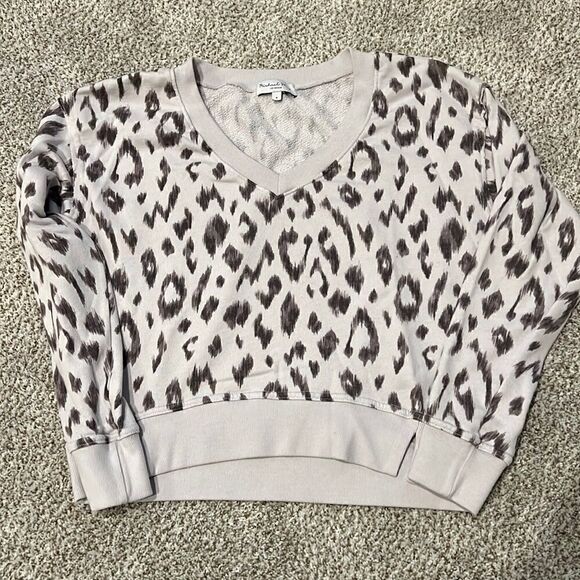 Michael Stars V Neck Sweatshirt - Picture 1 of 4